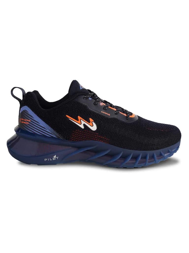 HOOD Navy Men's Running Shoes — Navy / 6