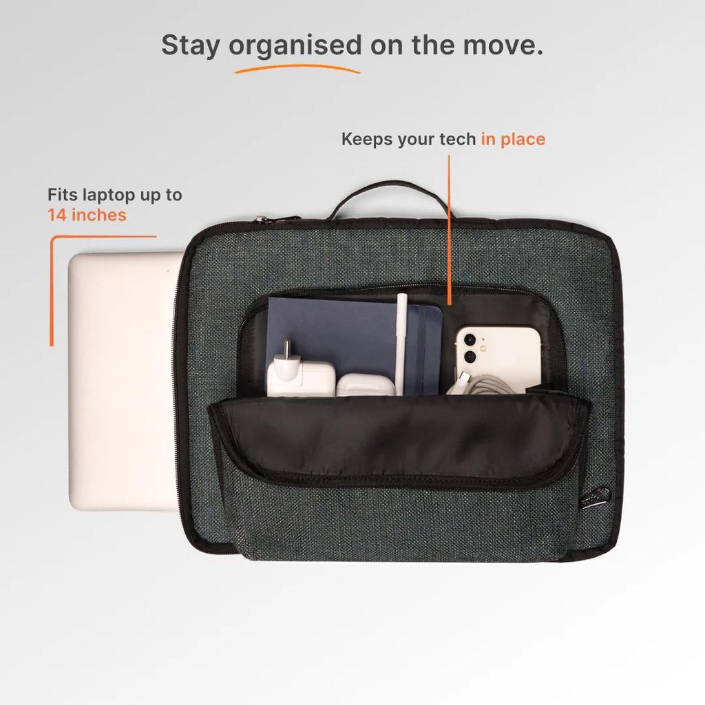Ajmer Haze Urban Laptop Sleeve - 14inch (Black) — photo 7