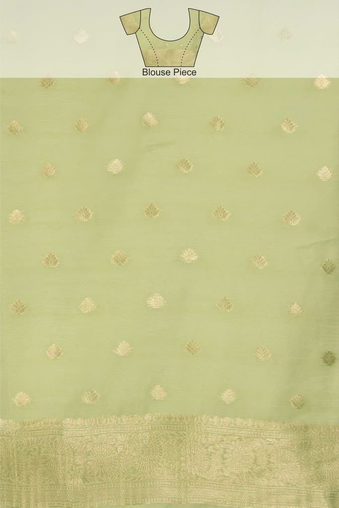 Mimosa Women's Woven Design Banarasi Style Art Silk Saree With Blouse Piece : SA00001740PSFREE — photo 8