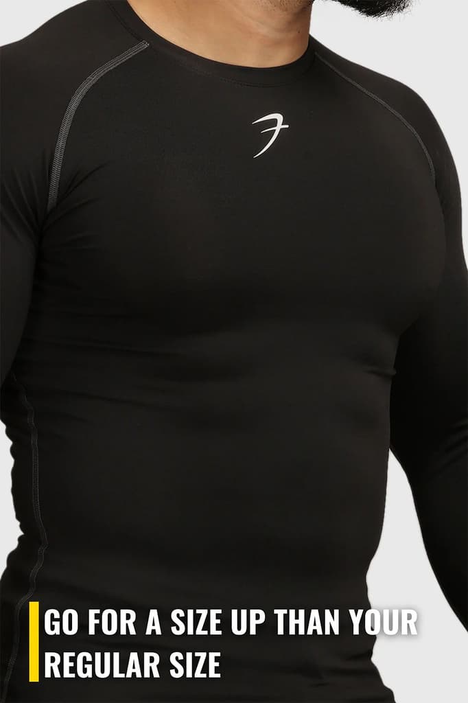 Compression Fullsleeves T-shirt Black — photo 5