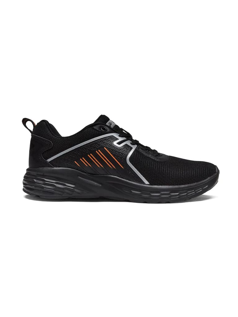 SHOOTER Black Men's Running Shoes — Black / 6