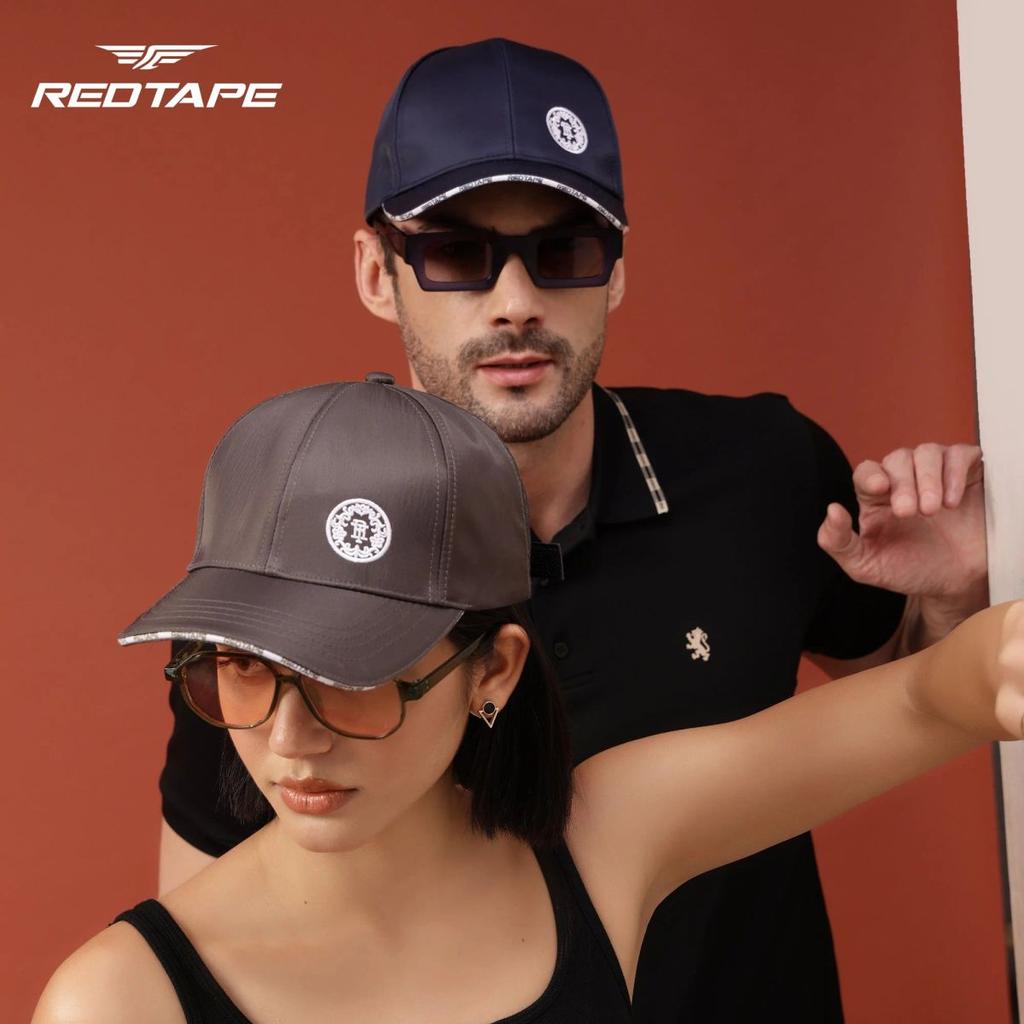 Unisex Dark Grey Solid Polyester Baseball Cap with Adjustable Strap — photo 3
