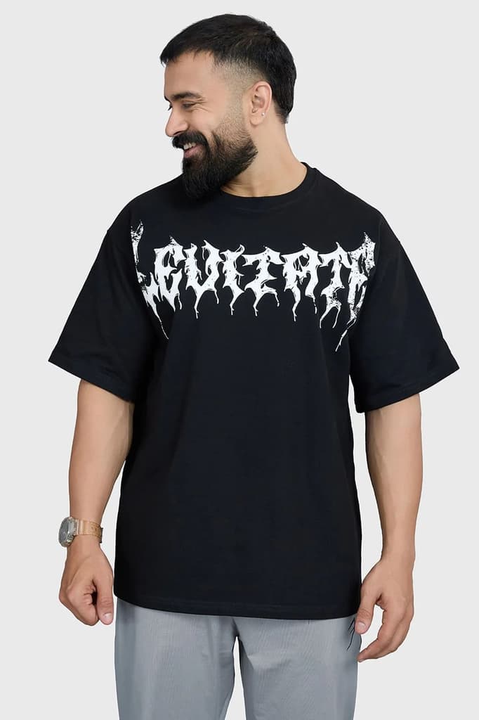Levitate Oversized T-shirt Black — photo 2