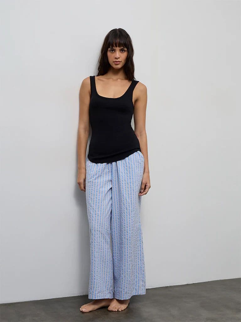 Wunderlove Black Solid Cotton Camisole — photo 2