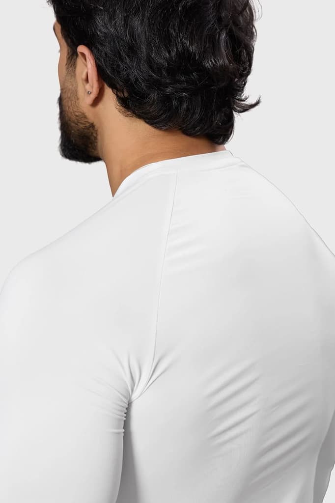 Bare Nylon Fullsleeves T-shirt White — photo 6