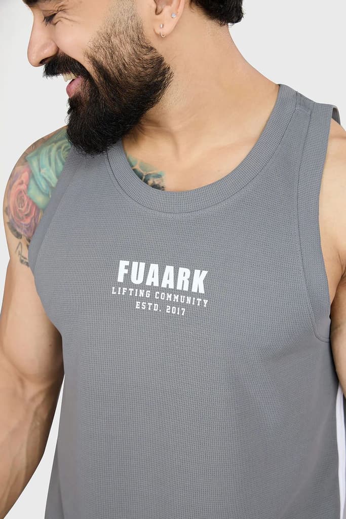 Drip Oversized Tank Dark Grey — photo 3