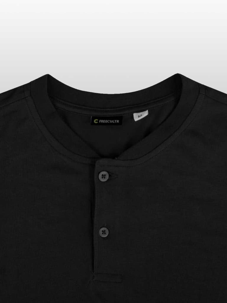 Men's Henley T-shirt Fullsleeve | Freecultr — photo 6