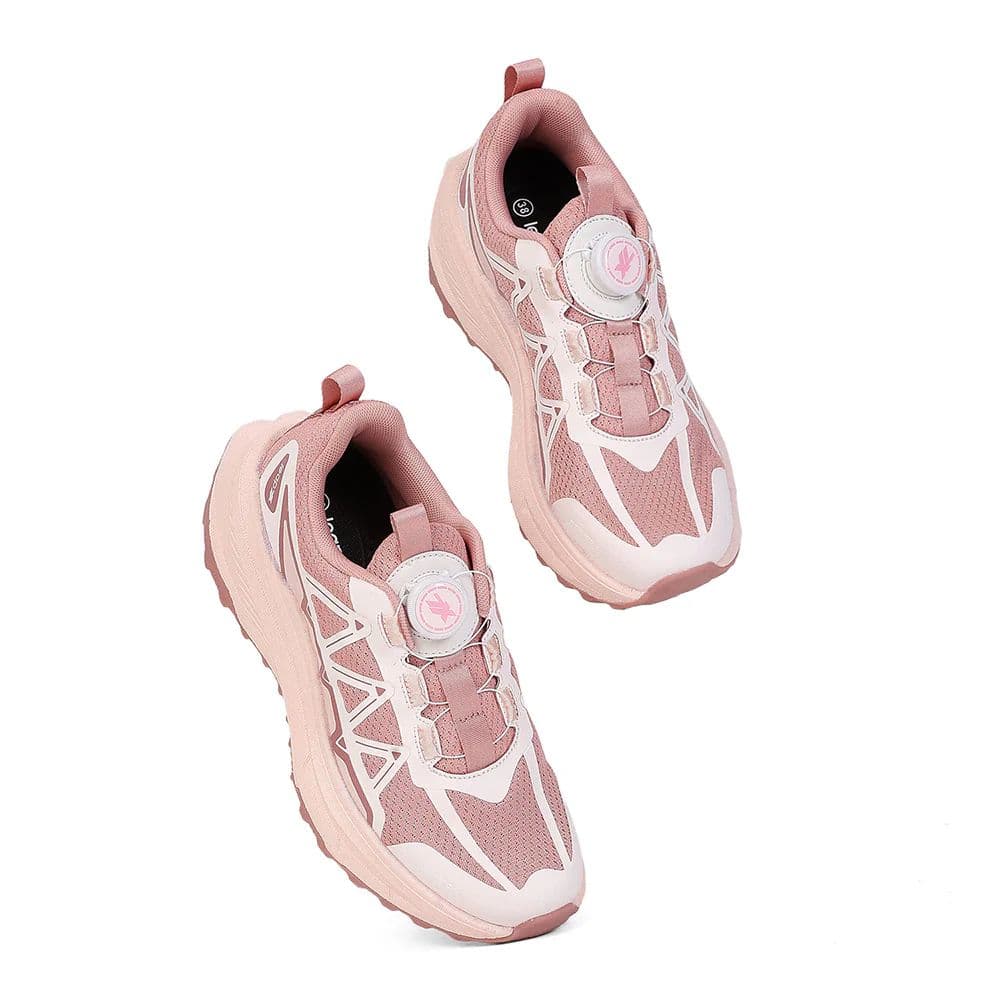 Leap7X ZQ-WFLN-47 Women's Peach Walking Shoes - TWIST & GO with Flyknit Upper & Ortholite Insole — photo 7