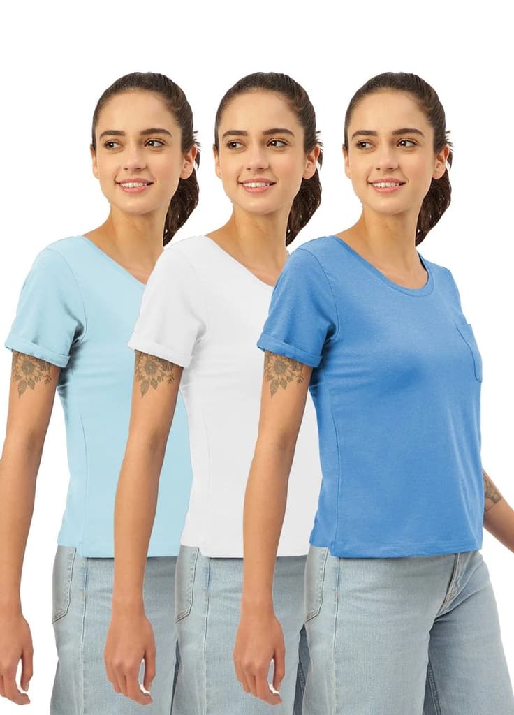 Twin Skin Women's Lounge Tees (Pack of 3) — photo 11