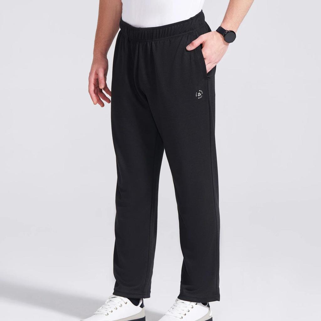 Men's Black Regular Fit Track Pants