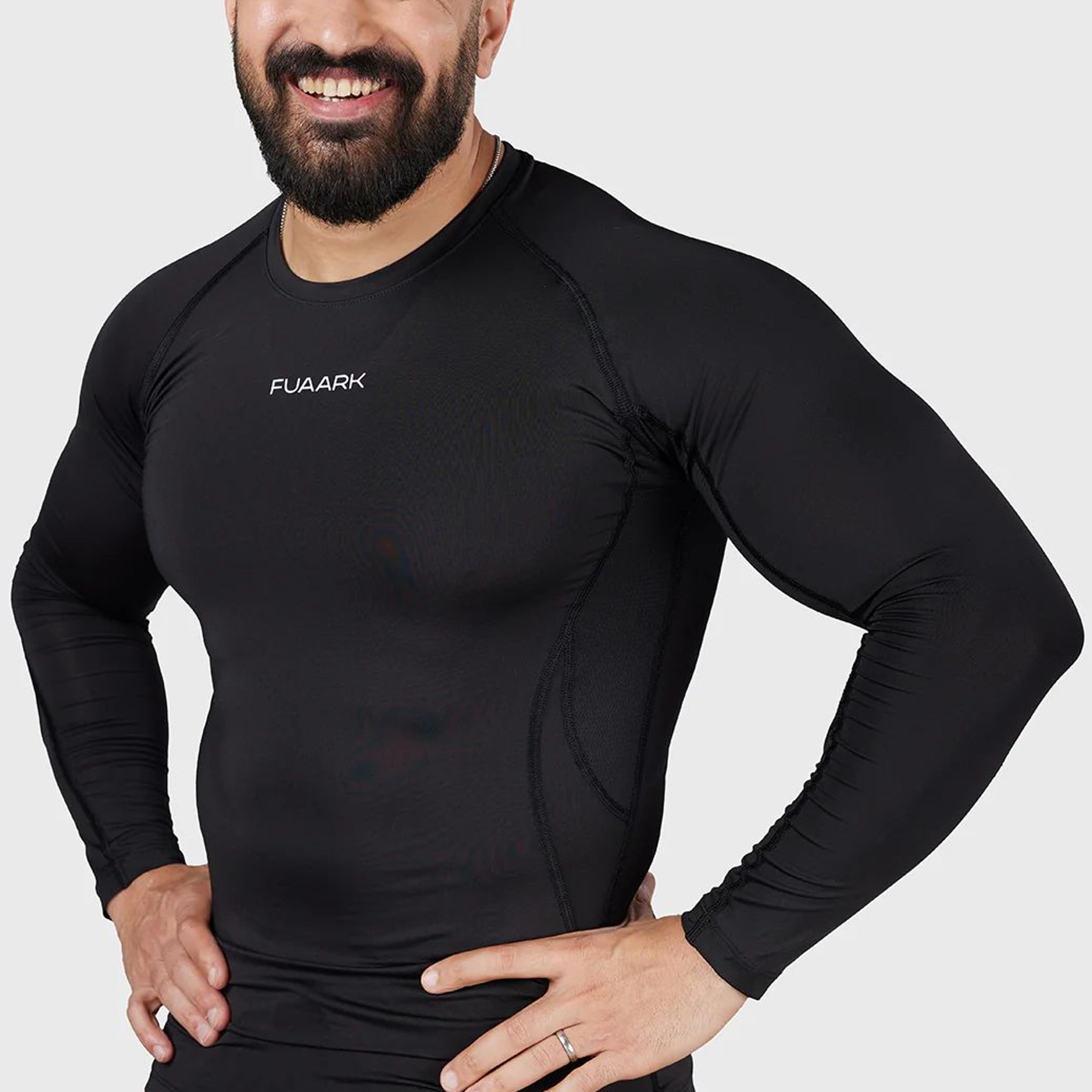 Compression 2.0 Full Sleeves T-shirt Black