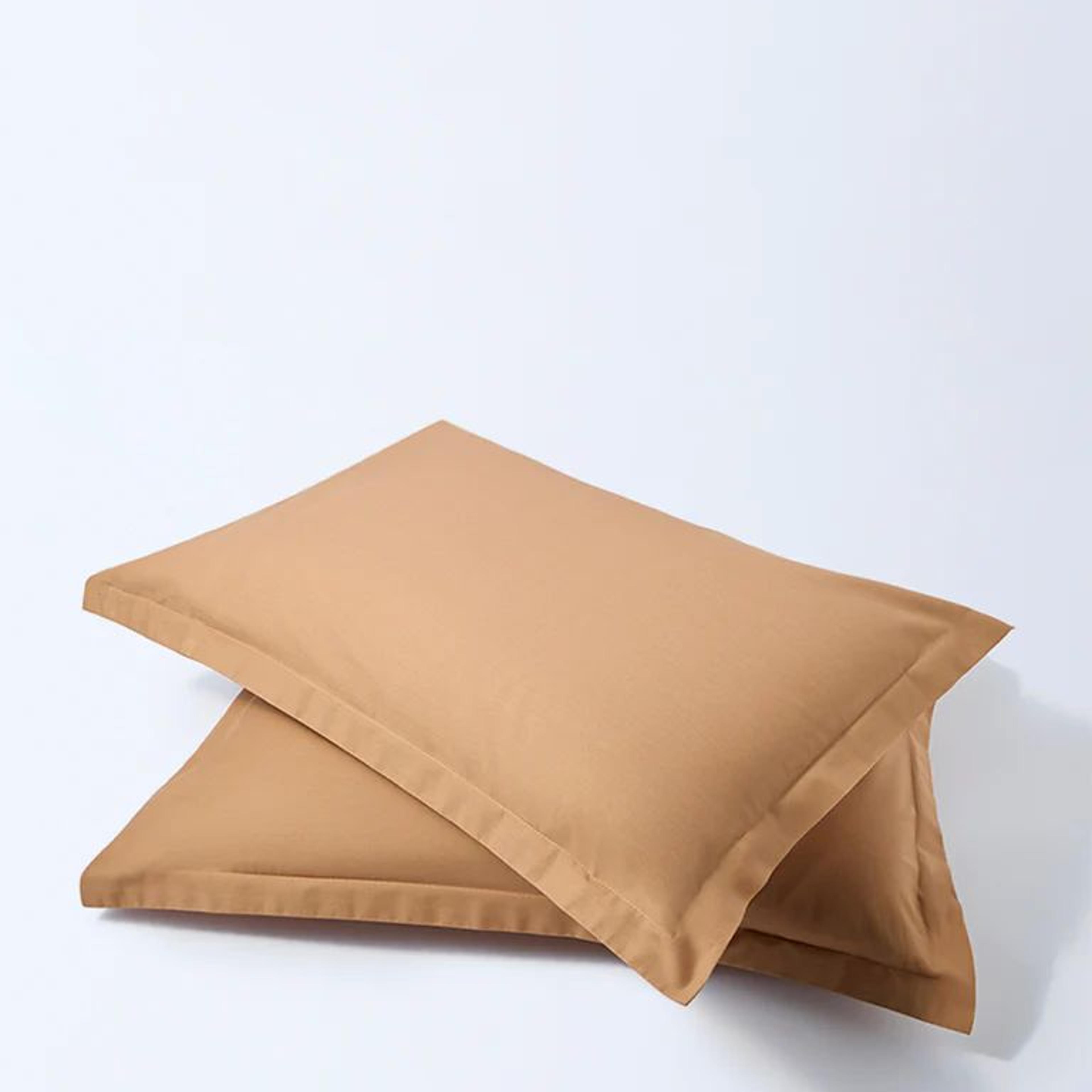 Westside Home Brown Solid Pillowcases (Set of 2)