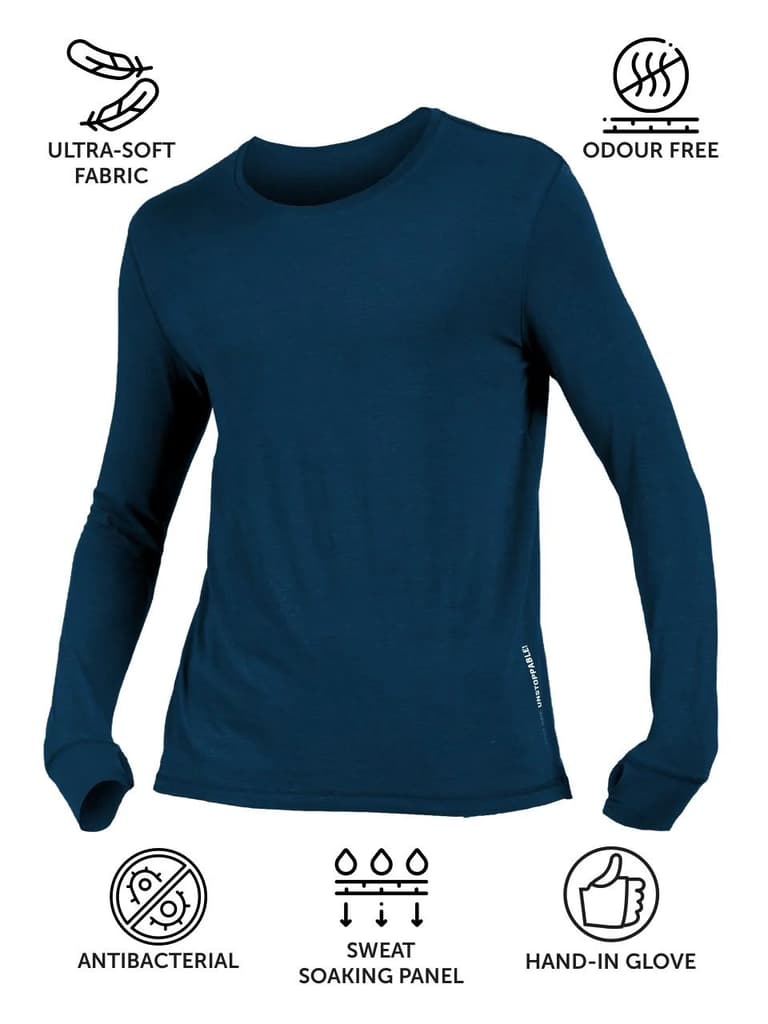 Men's Organic Bamboo Skins (Full Sleeves-Undershirt, Loungewear, Sleepwear) - Pack of 1 — photo 4