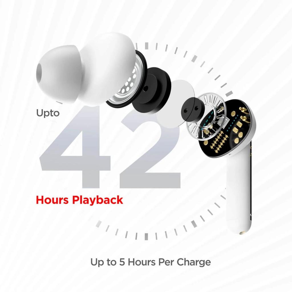 boAt Airdopes 148 | Wireless Earbuds with 8mm Drivers, IWP & ENxTM Technology, ASAP Fast Charge, Upto 42 hours Playback, IPX4 Sweat & Water Resistance — photo 7