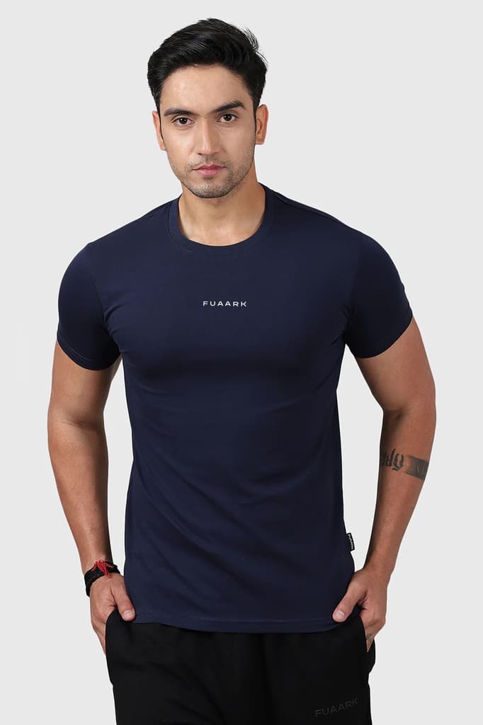 Legacy Crew Neck T-shirt Navy — S