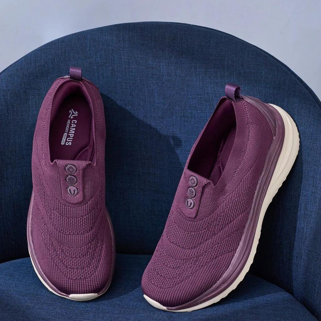 GLIMO Purple Women's Walking Shoes