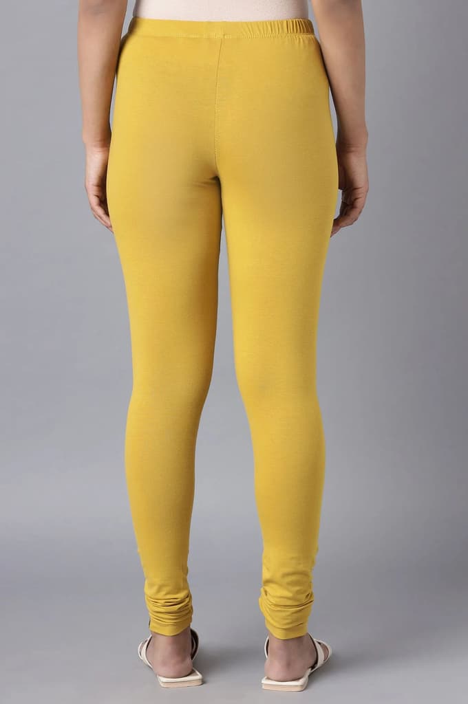 Yellow Skin Fit Churidar — photo 2