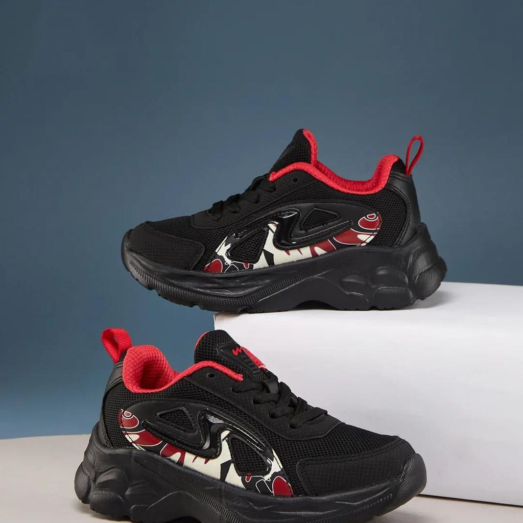 SUNNY-KIDS Black Kids Sneakers