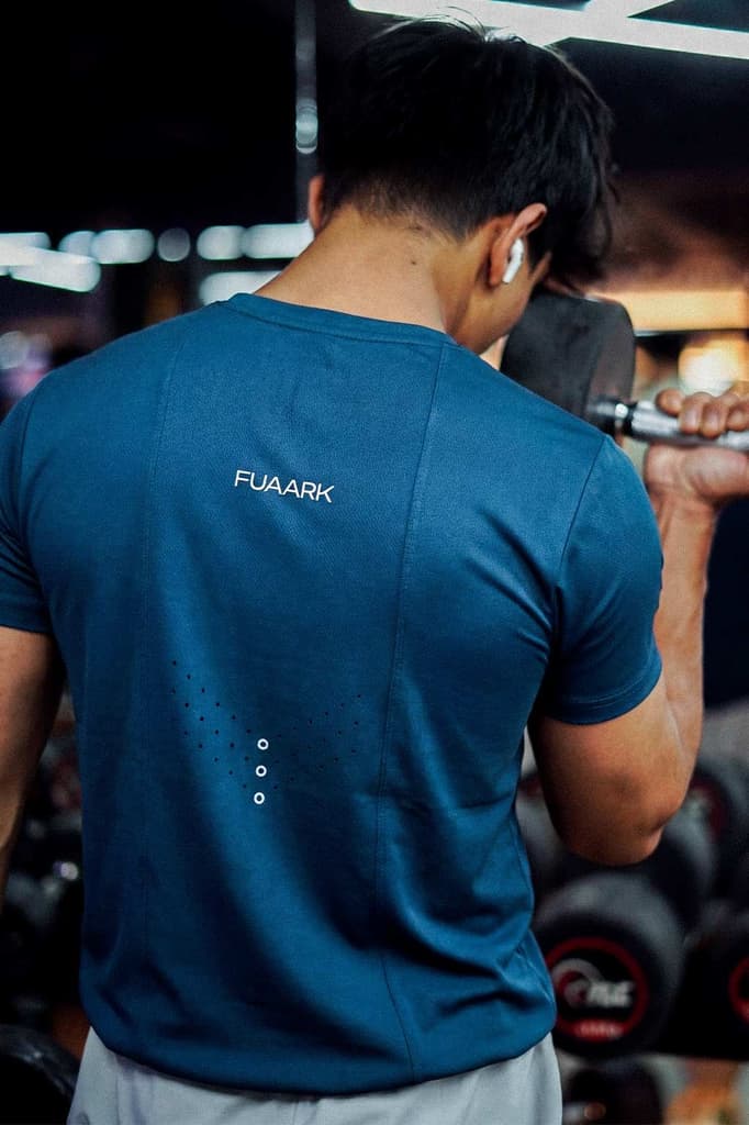 Laser Cut Running T-shirt Orion Blue — photo 2