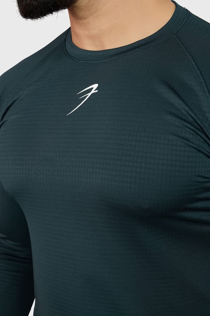 Midnight Fullsleeves T-shirt Sea Green — photo 4