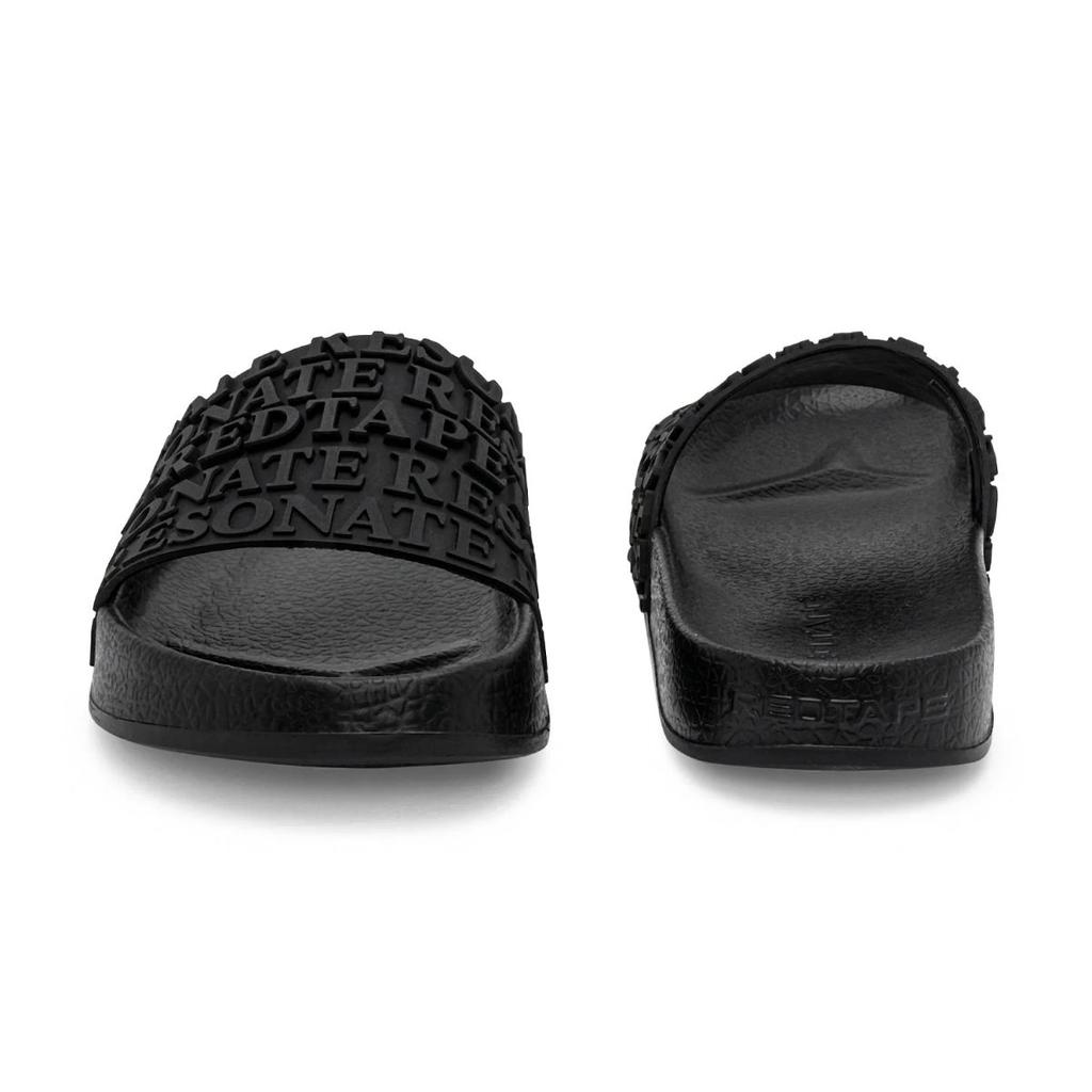 Womens Sliders in Black | Casual Pool Sliders — photo 4