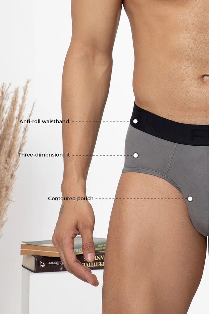 Ultra Soft Modal Briefs Classic Grey — photo 3