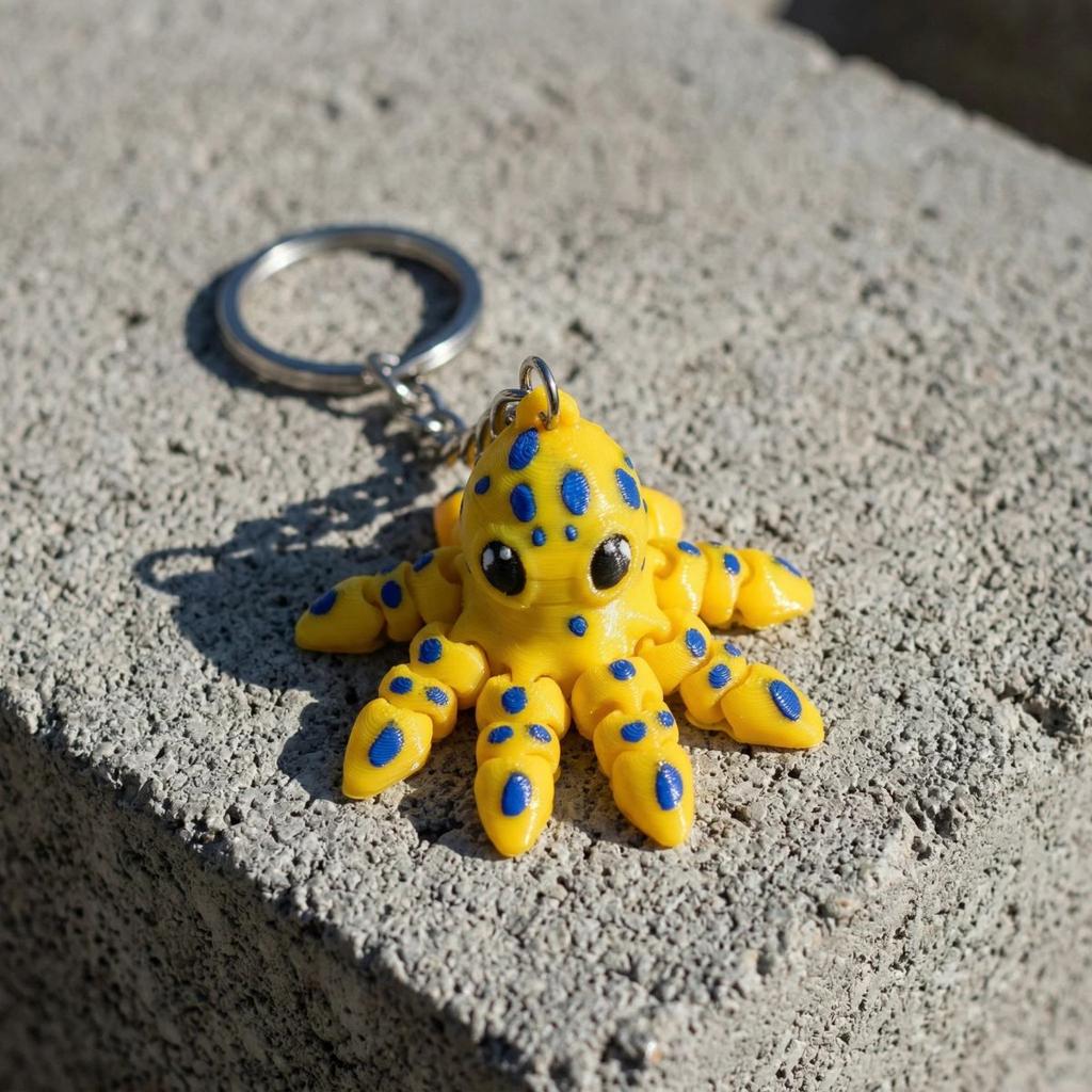 Octopus Keychain