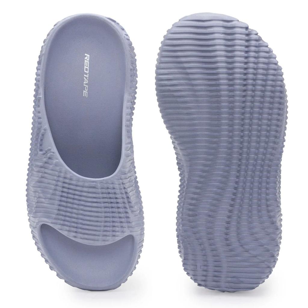 Womens Sliders in Dusty Blue | Casual Pool Sliders — photo 5