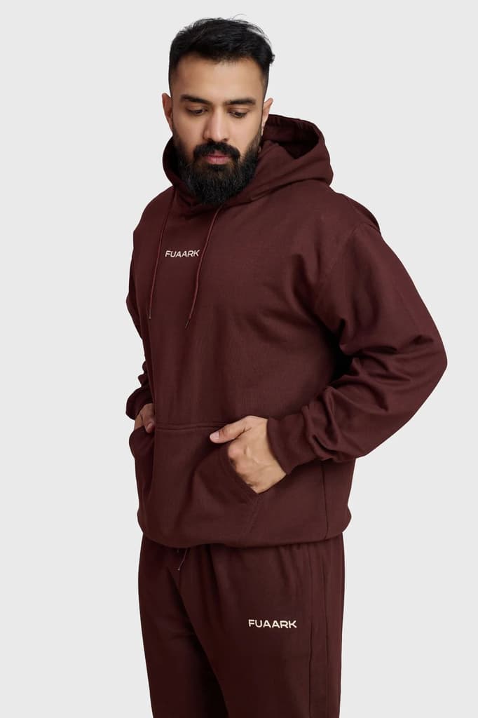 Signature Oversized Hoodie Brown — photo 6