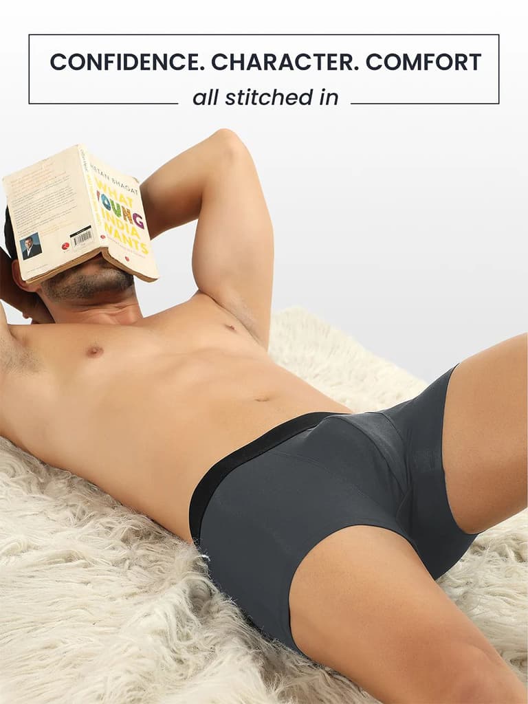 Men's Anti-Bacterial Micro Modal Trunk (Pack of 3) — photo 7