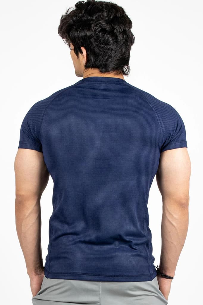 Checks T-shirt Navy — photo 5