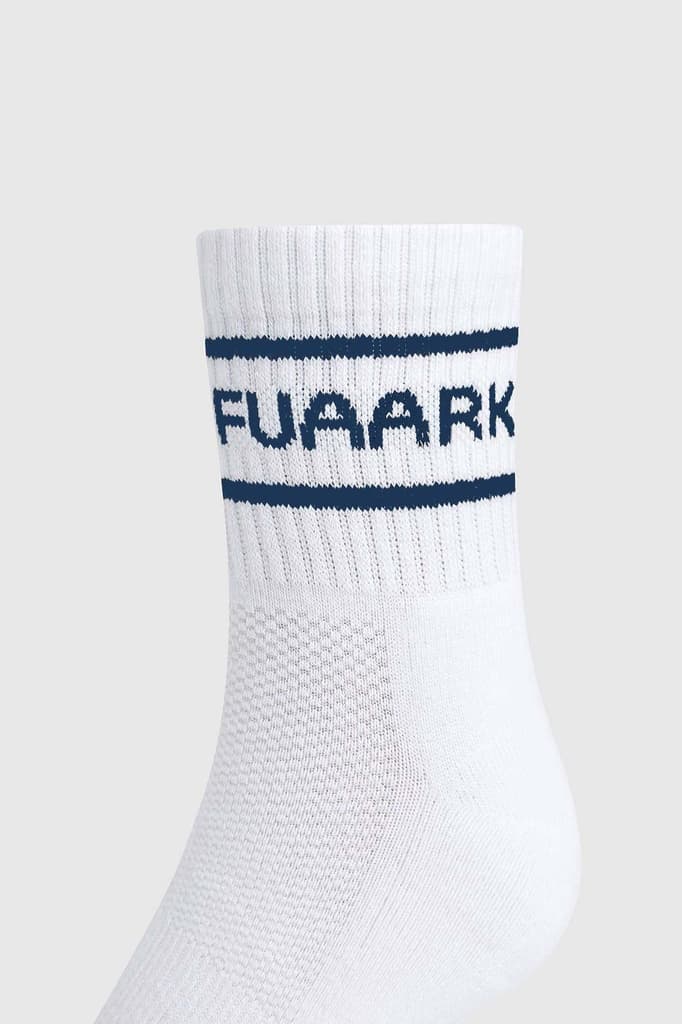 Legacy Quarter Socks White/Teal — photo 3