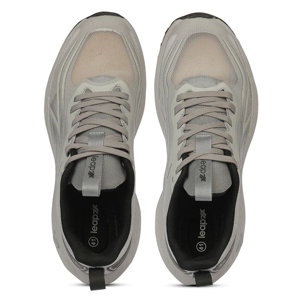 Leap7X ZQ-WFM-12 Grey Sports Walking Non Lacing Shoes for Men by Liberty — photo 7