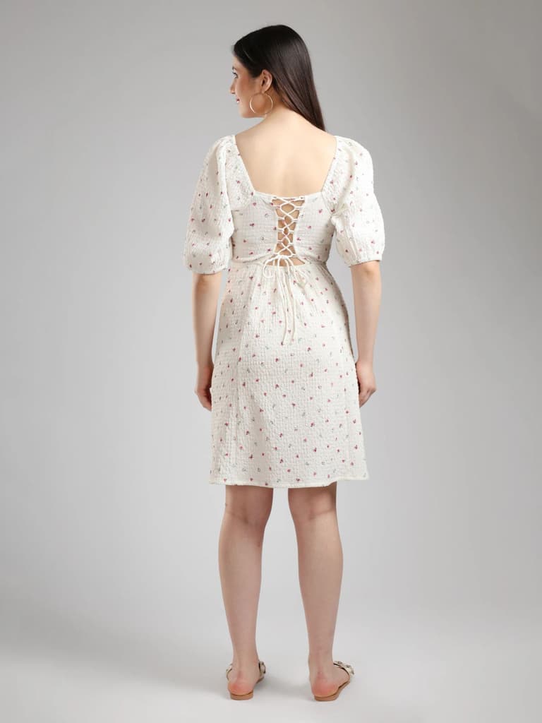Lara Floral Printed Dress — photo 4