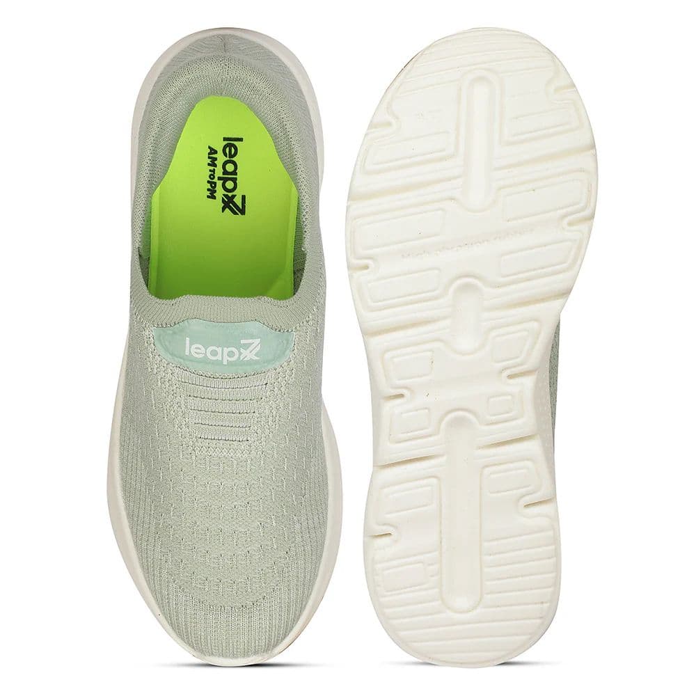 Leap7X PRIME-K EAZYGO Sea Green Sports Walking Shoes for Kids by Liberty — photo 4