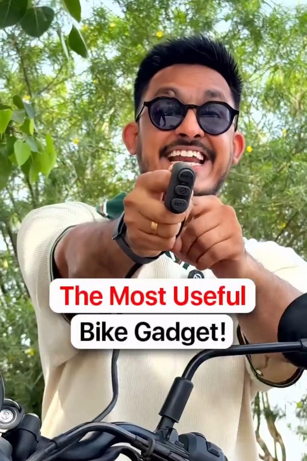 Title: The Most Useful Bike Gadget You Need! 🏍️🔥