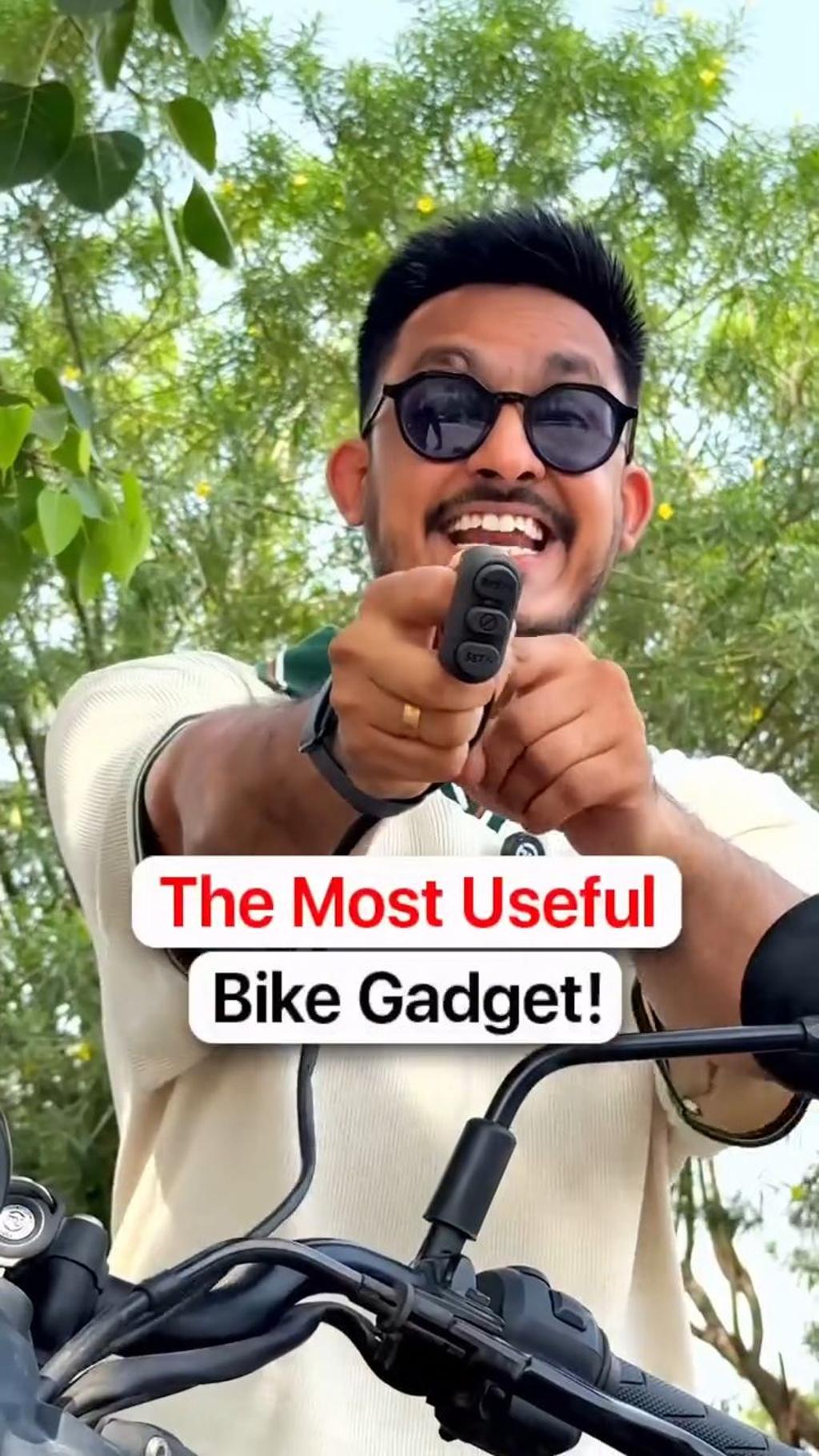 Title:  The Most Useful Bike Gadget You Need! 🏍️🔥