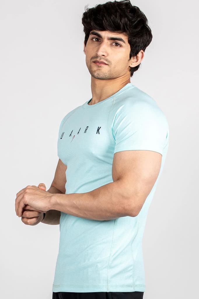 Checks T-shirt Sky Blue — photo 6