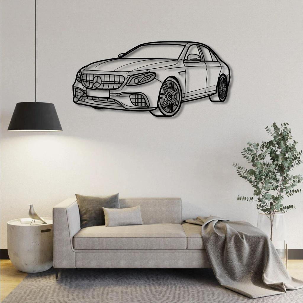 MERCEDES BENZ AMG E63 S W213 PERSPECTIVE METAL WALL ART — photo 2