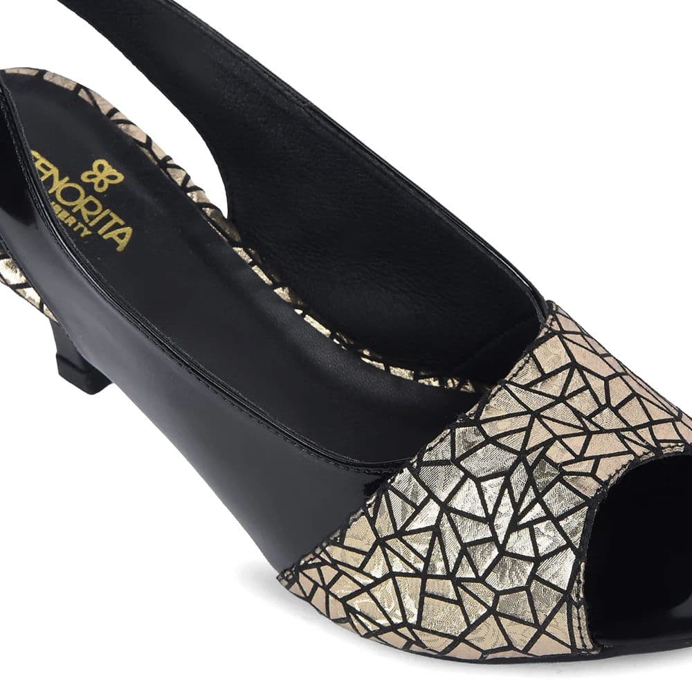 Senorita STY-157E Black Casual Block Heel Sandal for Women — photo 6