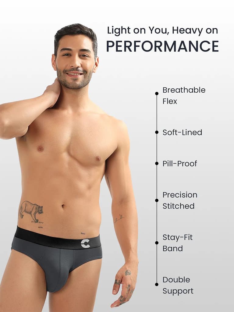 Men's Anti-Bacterial Micro Modal Brief (Pack of 3) — photo 3