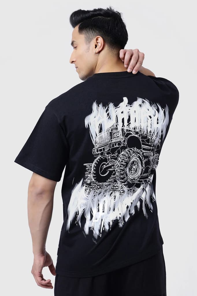 Monster Truck Oversized T-shirt Black — photo 2