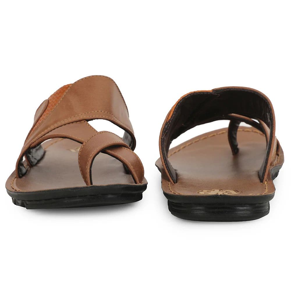 A-HA Tan Casual Slipper For Men 2137-50 By Liberty — photo 6