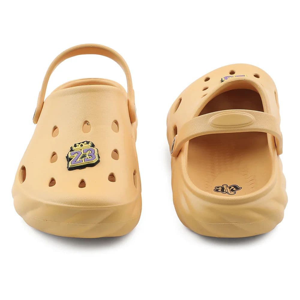 A-HA Mustard Casual Clogs For Kids BEACHWALKK By Liberty — photo 6