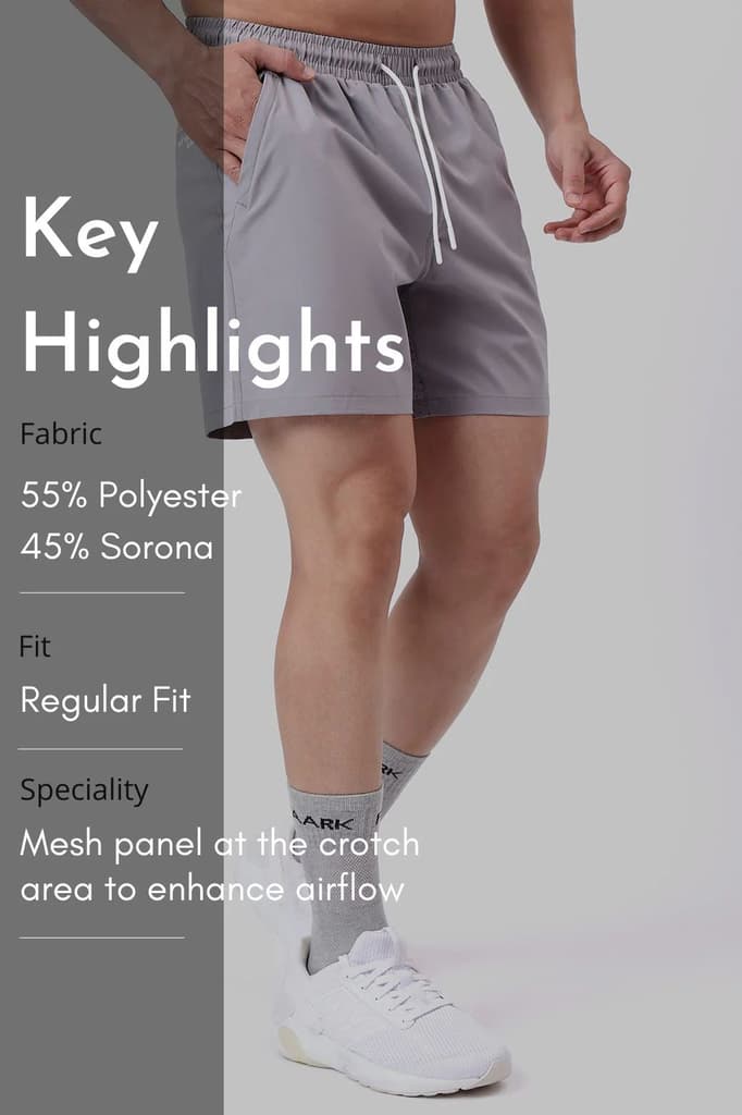 Nova Shorts Grey — photo 8