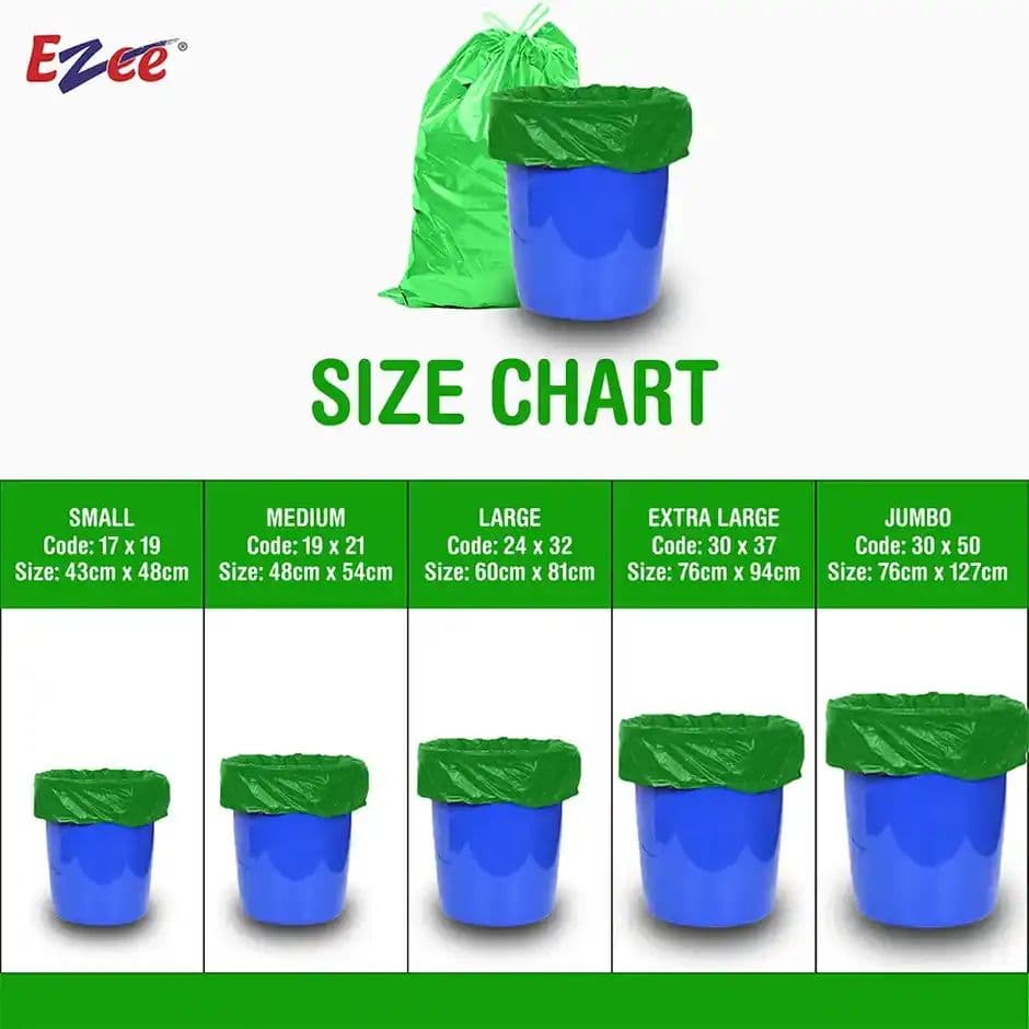 Ezee Biodegradeable Flat Garbage Bag - Medium — photo 3