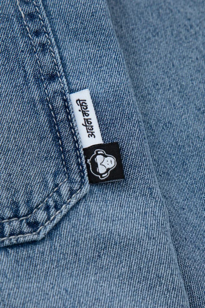 Hooded Denim Shirt — photo 10