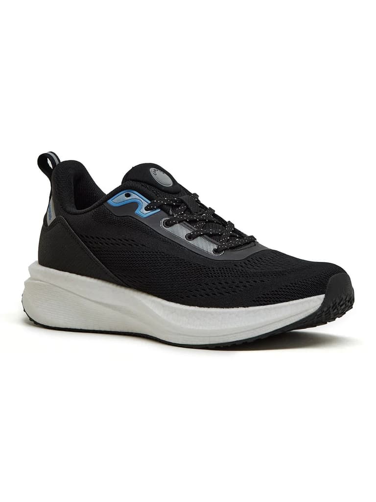ENGIMA Black Men's Running Shoes — Black / 6