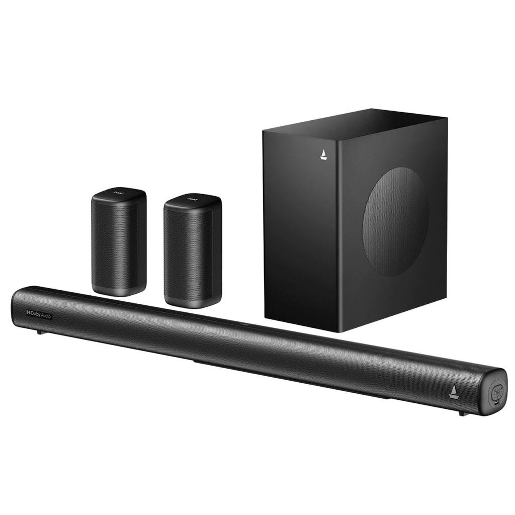boAt Aavante Prime 5.1 4050D | 400W RMS Soundbar with Dolby Audio, Wireless Rear Speakers