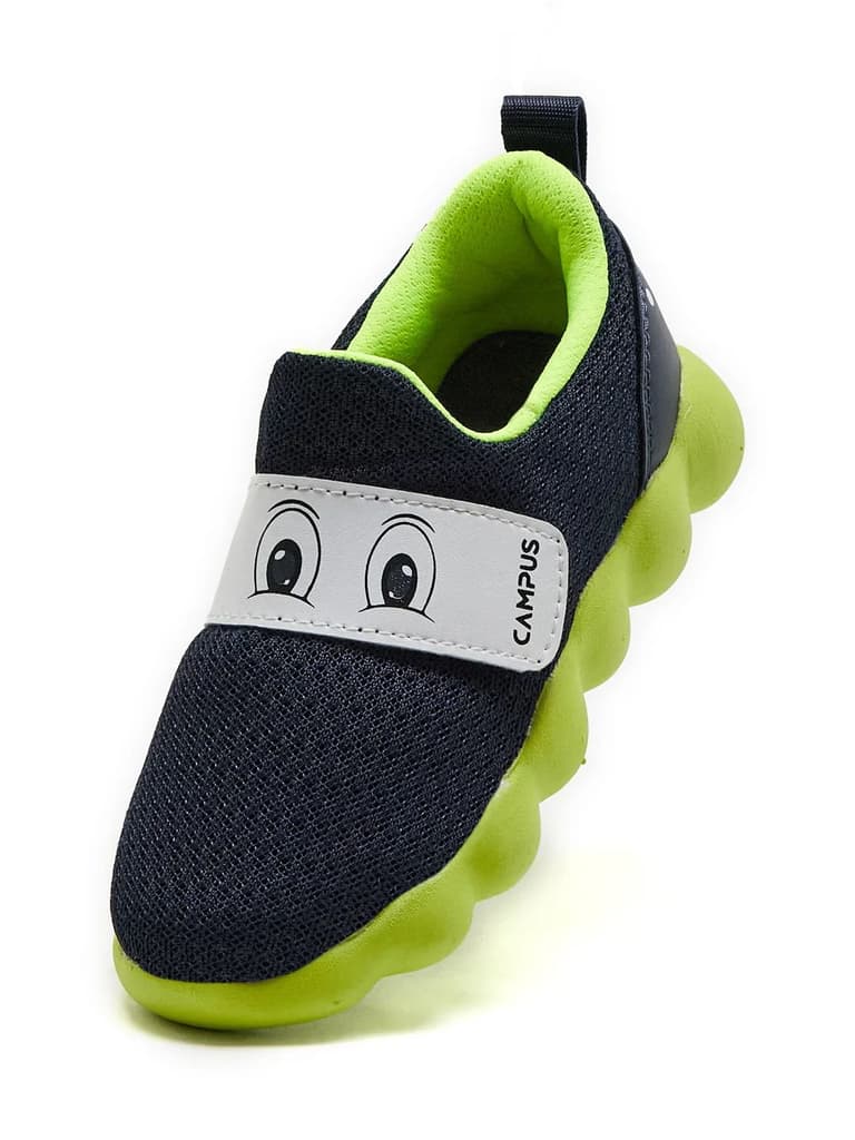 GIBSN Navy Kids Walking Shoes — photo 3